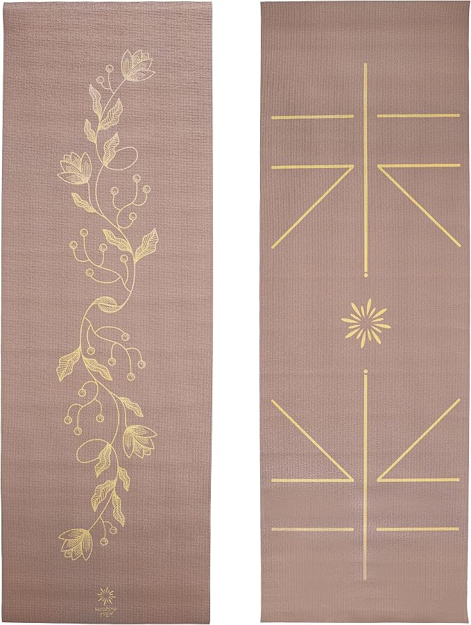 Ascend 6mm Thick Yoga Mat, 72x24in | Premium Non Slip Exercise Mat for Pilates, Workout, Stretching, Fitness, Training - Gym Mat for Home and Studio