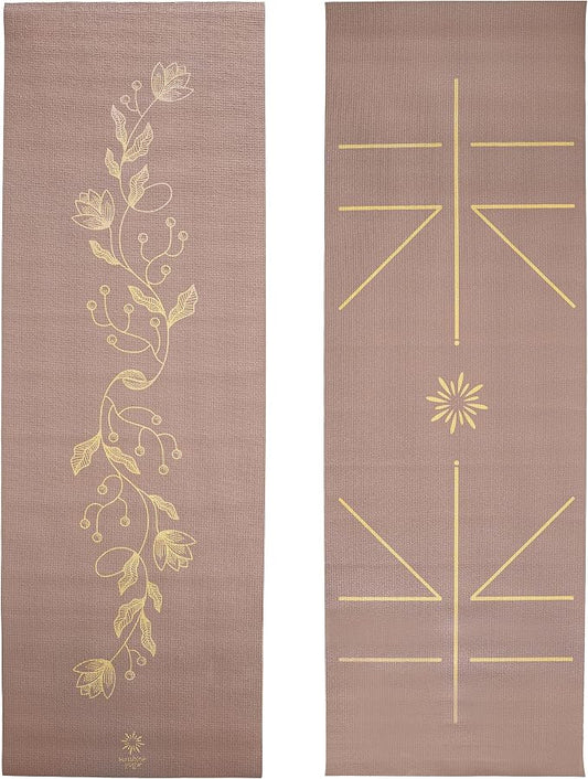 Ascend 6mm Thick Yoga Mat, 72x24in | Premium Non Slip Exercise Mat for Pilates, Workout, Stretching, Fitness, Training - Gym Mat for Home and Studio