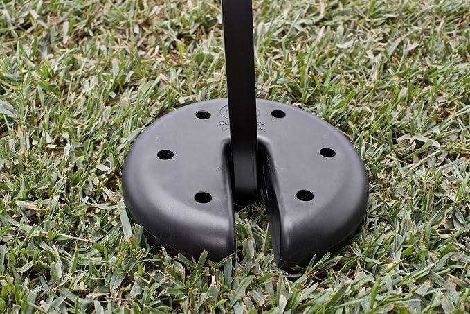 Quik Shade Set of 4 Heavy Duty Weight Plates for Securing Instant and Pop-Up Canopies and Tents,Black