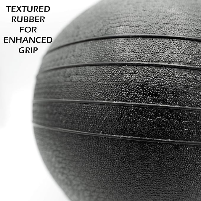 Valor Fitness Slam Ball - Durable Weighted Ball for Crossfit, Strength Training, HIIT, and Cardio Workouts, Non-Bounce Design, Multiple Weights Available