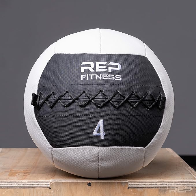 REP Weighted Slam Balls for Home Gym Fitness | 5-30 lb Soft Textured Medicine Ball Sizes | Heavy Sand-Filled Workout Weights for Strength, Core Training, Crossfit, Conditioning & Slam Ball Exercises