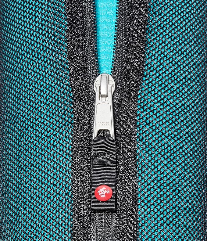 Manduka Breathe Easy Full Zip Yoga Mat Carrier Bag – With Pocket, Adjustable Strap, Suitable for Most Yoga Mats