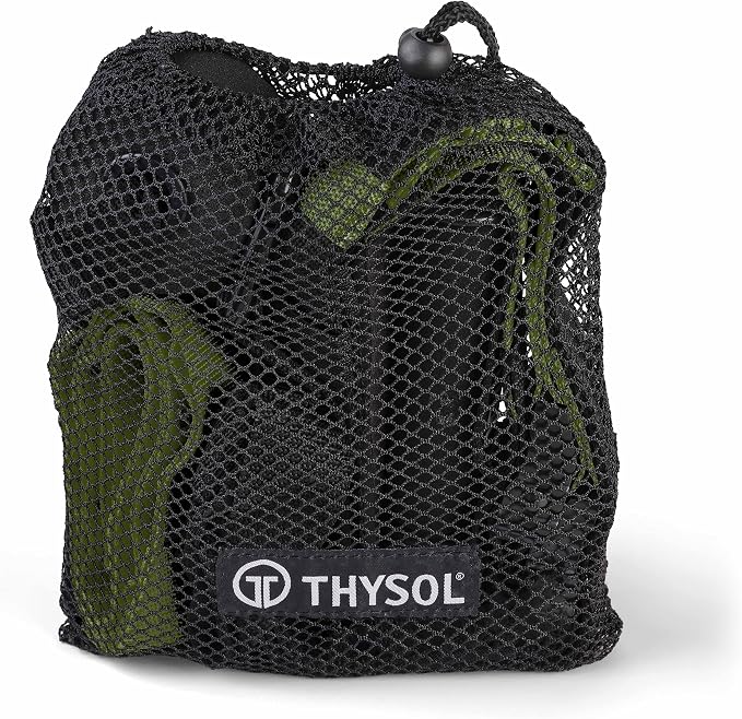 THYSOL Resistance Trainer Pro Xtreme Straps Army | Sling Trainer Set with Adjustable Door Anchor | Fitness Home Workouts - Suitable for Travelling & for Training Indoor & Outdoor