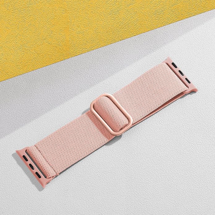 Adorve Stretchy Band Compatible with Apple Watch Bands Ultra 3/2/1 49mm 46mm 45mm 44mm 42mm 41mm 40mm 38mm Men Women, Soft Nylon Elastic Braided Strap Fits for iWatch Series 11/10/9/8/7/6/5/4/3/SE3-1