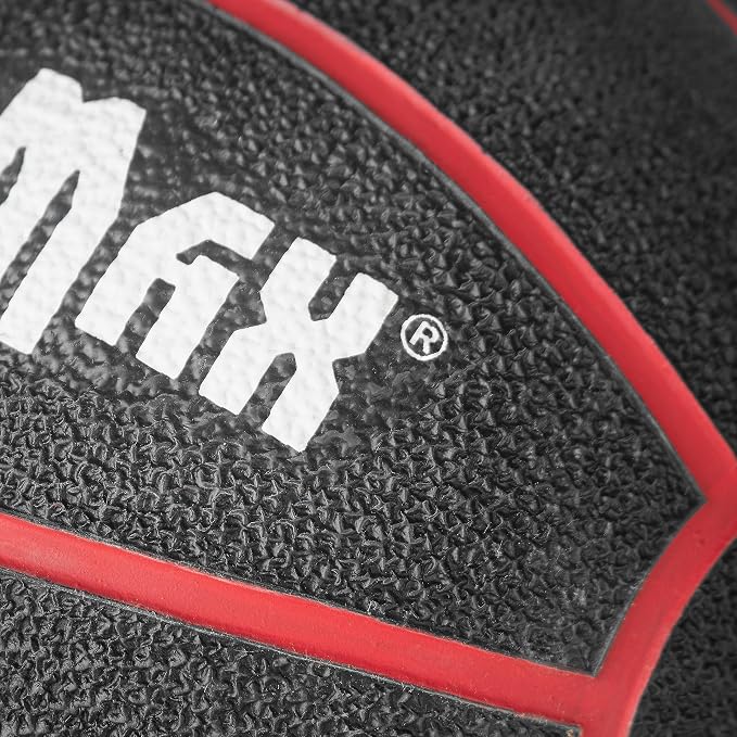 Gill Athletics PowerMax Weighted Rubber Medicine Ball - Weighted Exercise Ball, Medicine Balls for Exercise, Wall Ball or Slam Ball for Strength Training, Indoor/Outdoor Workout Ball