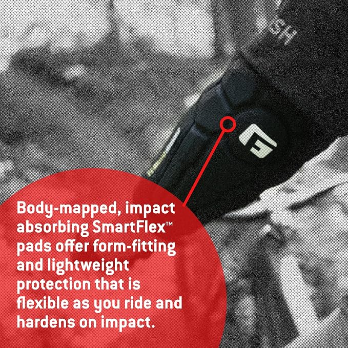 G-Form Pro-Rugged 2 MTB Elbow Guards - Breathable Compression Elbow Sleeves - Elbow Guards for Mountain Biking, Cycling & More - Protective Elbow Pads for Athletes