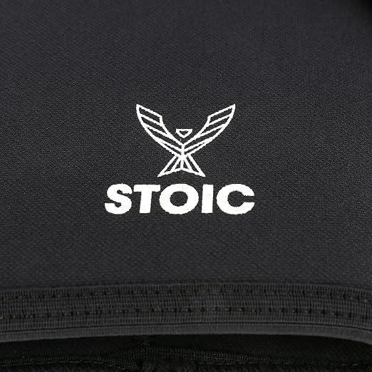 Stoic Elbow Sleeves for Powerlifting - 7mm + 5mm Thick Neoprene Sleeve for Bodybuilding, Weight Lifting Best for Squats, Cross Training, Strongman Professional Quality & Ultra Heavy Duty (Pair)