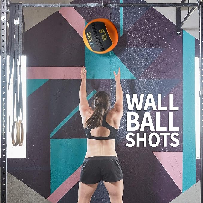 REP Weighted Slam Balls for Home Gym Fitness | 5-30 lb Soft Textured Medicine Ball Sizes | Heavy Sand-Filled Workout Weights for Strength, Core Training, Crossfit, Conditioning & Slam Ball Exercises